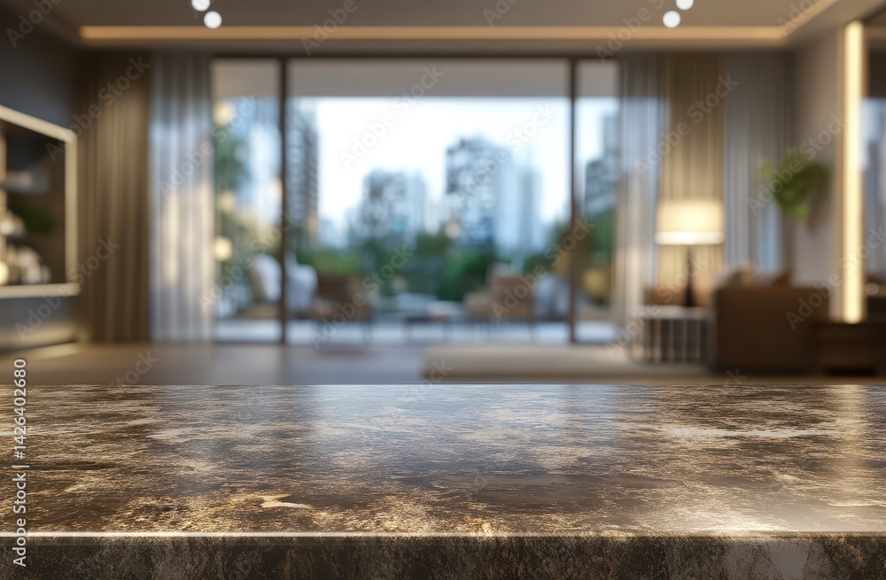 Fototapeta premium Modern interior design tabletop