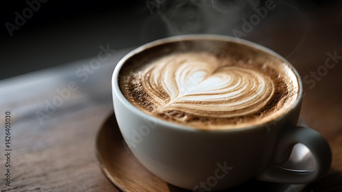 Hot Latte Art photo