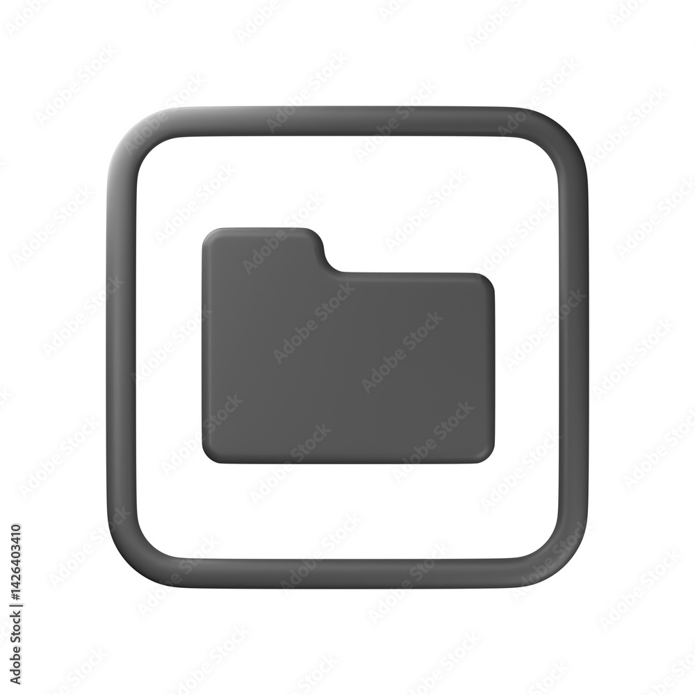 3d folder file icon 3d folder file icon