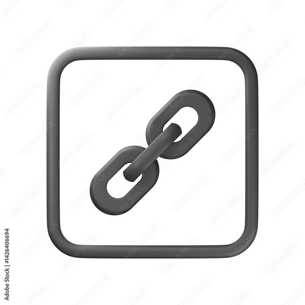 3d link hyperlink icon 3d link hyperlink icon