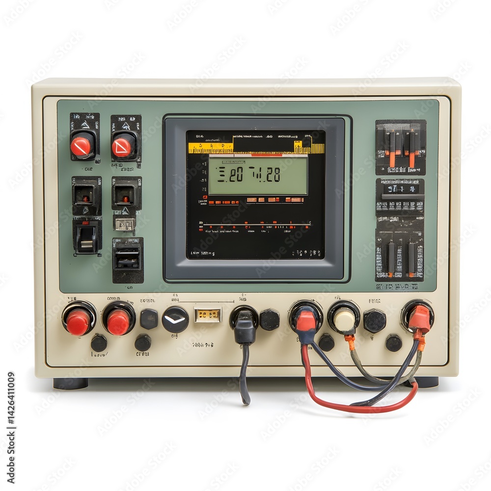 Fototapeta premium Vintage Electronic Test Equipment.