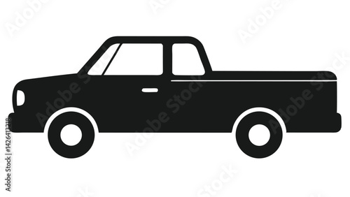 Car ilhouetteCar vector flat cartoon cars and transportation Illustration ilhouette White Background