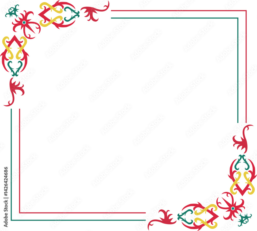 Obraz premium Tribal Frame