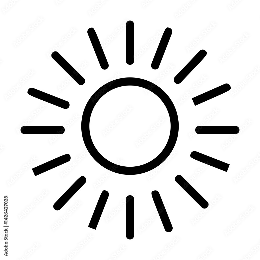 hand and sun hand and sun