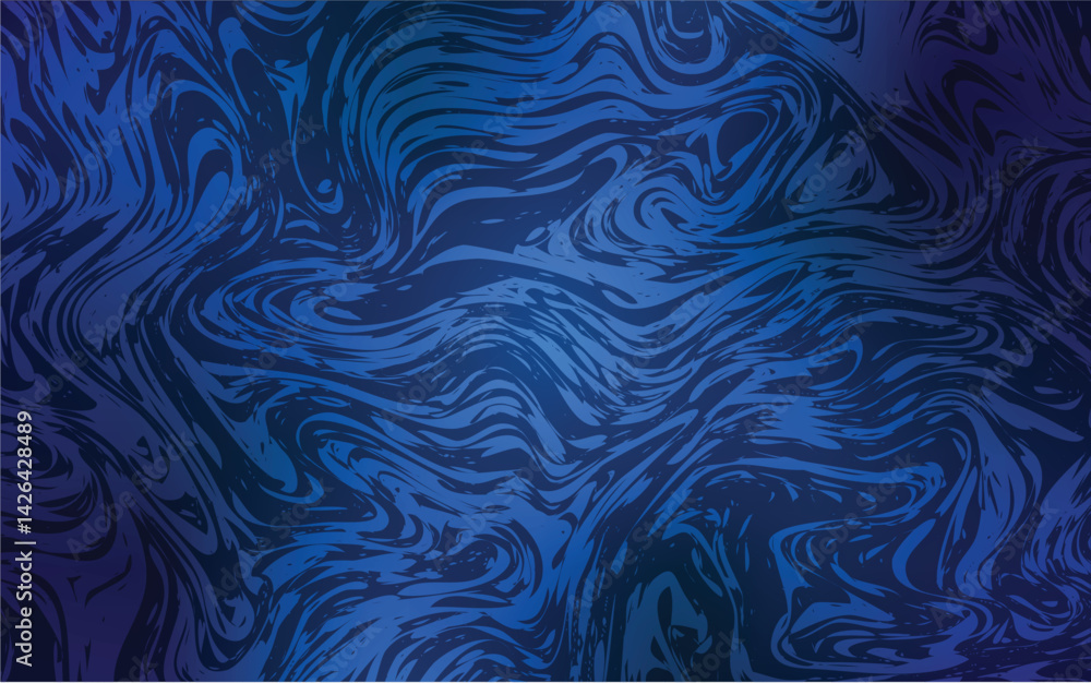 Fototapeta premium Sapphire swirls dance across a textured dreamscape fluid captivating