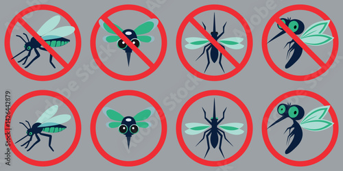 mosquito icon, world malaria day bites hand bandan,icon,logo