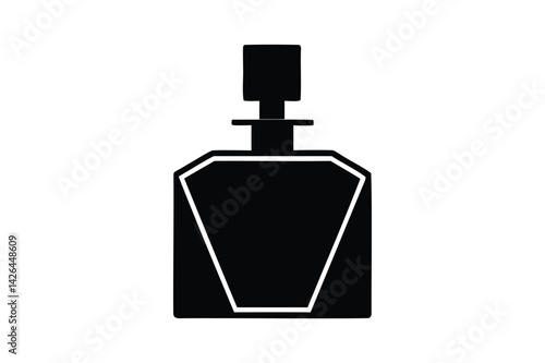 Perfume icon silhouette