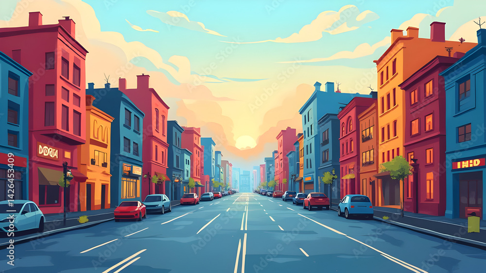 Fototapeta premium street in the old town of gdansk poland