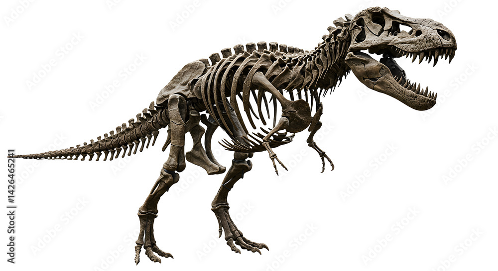 Fototapeta premium t rex dinosaur isolate background