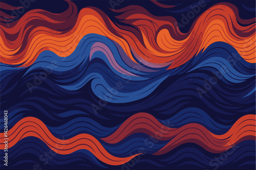 Hispanic american heritage month. Vector banner, poster, card for social media. National hispanic american heritage month. Background with a latin pattern