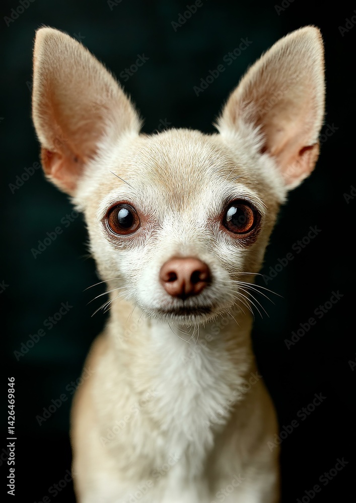 Close-up Portrait of a Chihuahua Dog Close-up Portrait of a Chihuahua Dog