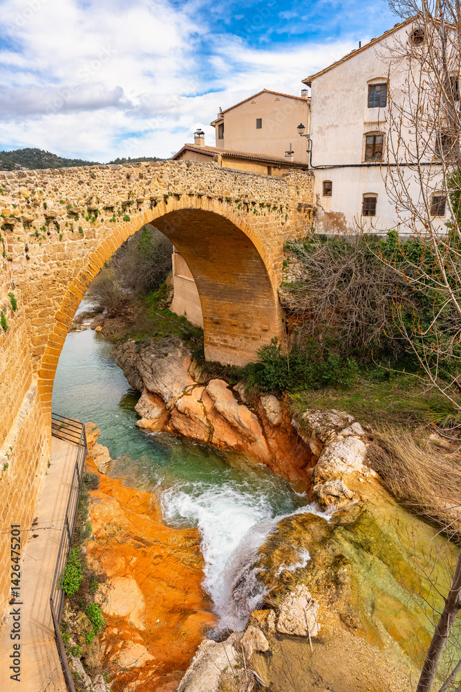 River that passes next to the town of Beceite in the area of Matarrana, Teruel.