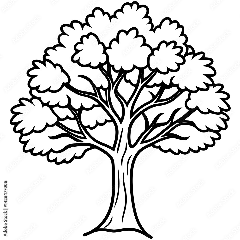 Obraz premium tree with flowers