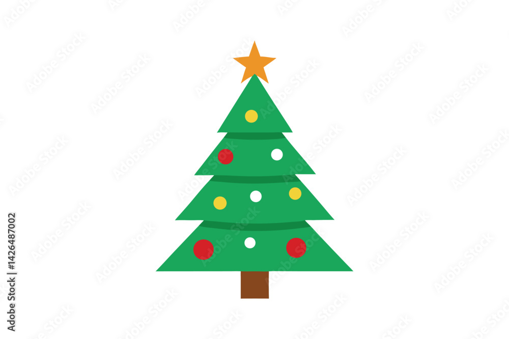 christmas tree vector