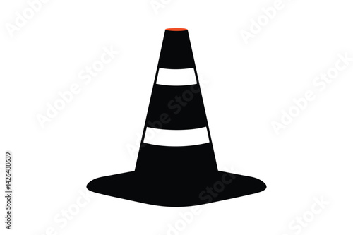 Traffic Cone Icon: Symbol of Safety and Road Management