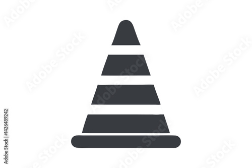 Traffic Cone Icon: Symbol of Safety and Road Management