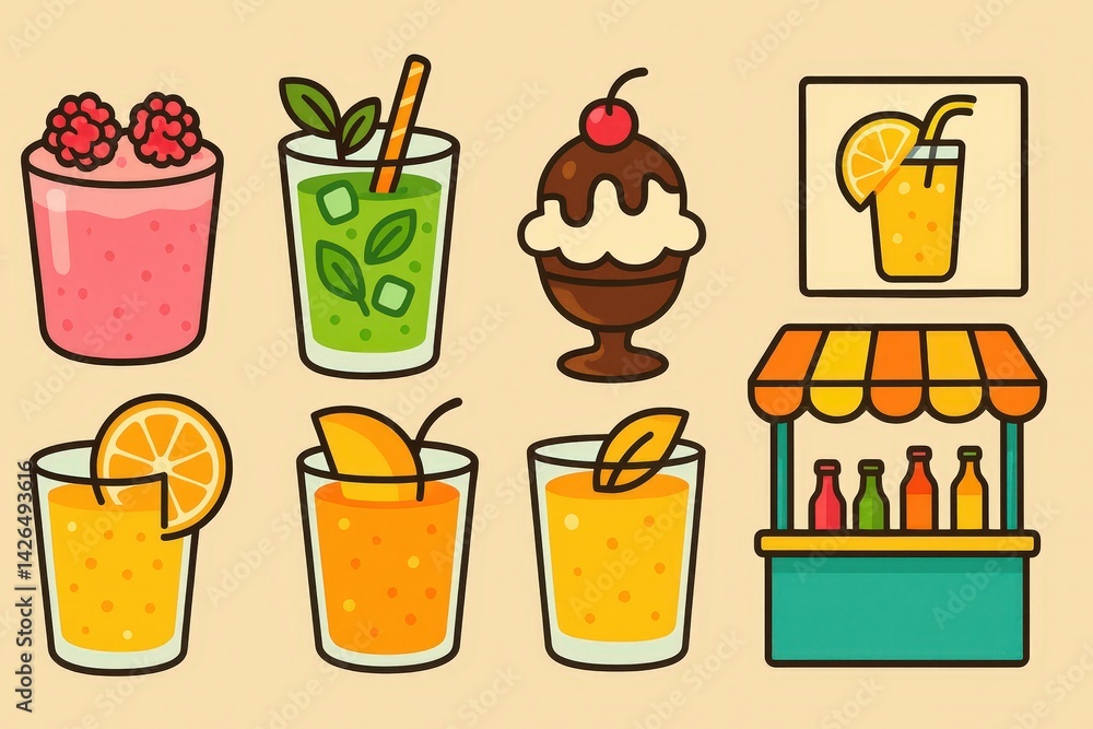 Summer Refreshments: A Delightful Collection of Cool Drinks and Sweet Treats Summer Refreshments: A Delightful Collection of Cool Drinks and Sweet Treats