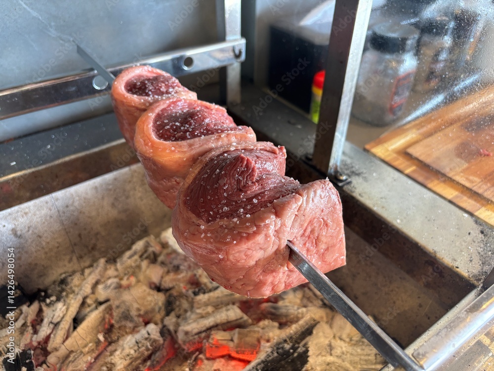 Rump Steaks barbecue