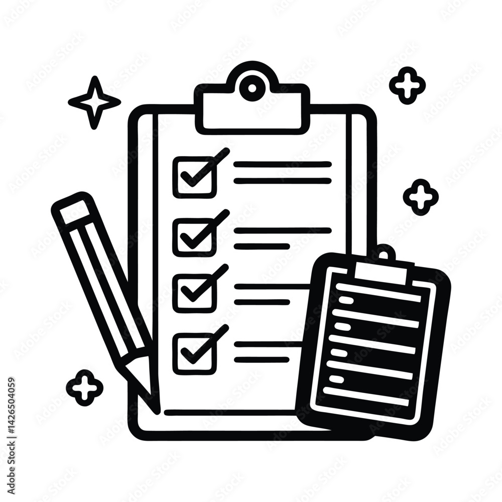 vector illustration of clipboard vector illustration of clipboard