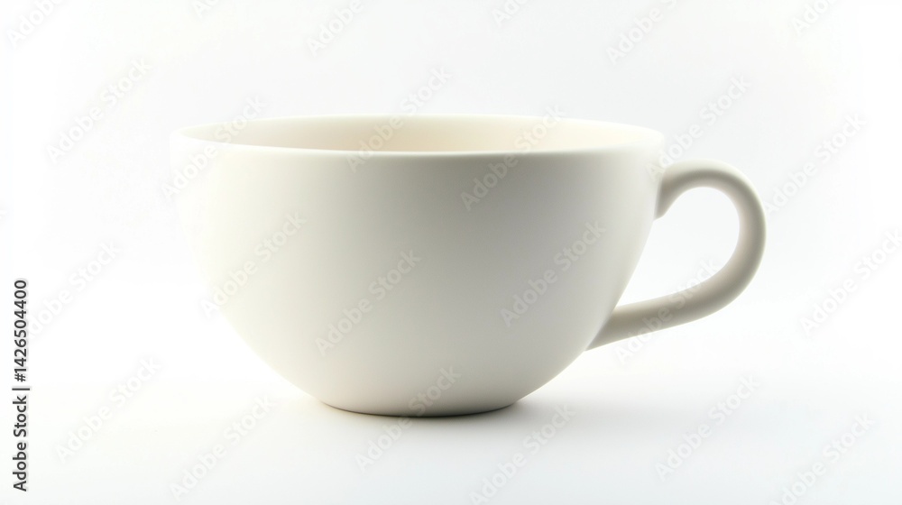 cup of coffee white cup on white background cup of coffee white cup on white background