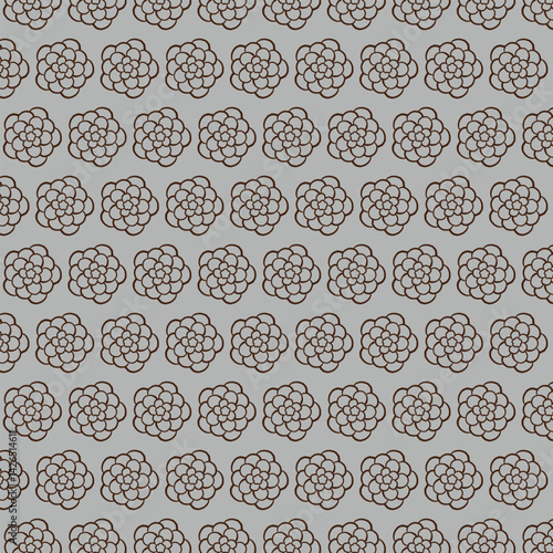 Floral Harmony: Seamless Vintage Blossom Pattern

