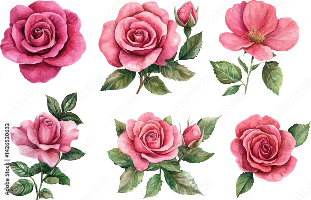 Fototapeta premium seamless pattern with roses