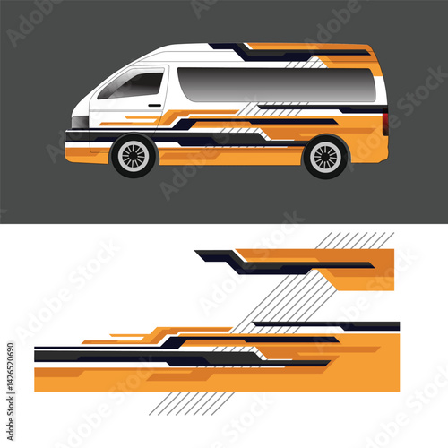 decal design livery wrapping branding body cargo van