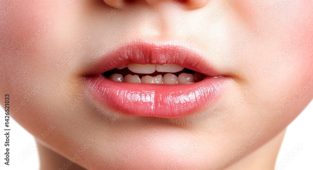 Naklejka premium A youngster exhibits a painful and loose tooth, illustrating the need for pediatric dentistry, which encompasses dental treatment and occlusion correction, often accompanied by facial expressions of