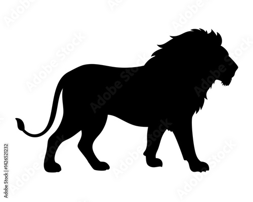 lion silhouette vector