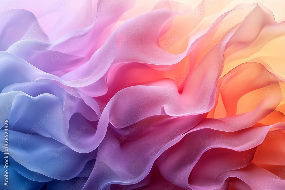 Obraz premium abstract minimalist image with soft circular gradients,