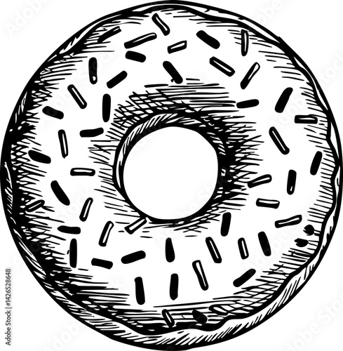 Indulge in delicious donut delights at our cozy bakery top view of colorful sprinkled treats for every occasion