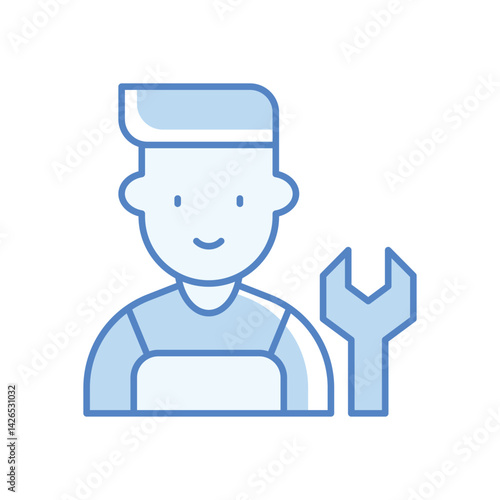 Repairman Icon vector stock illustration