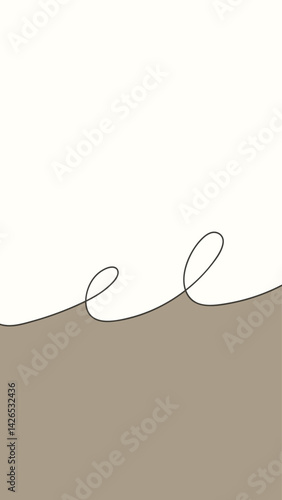 Brown and beige iPhone wallpaper vector