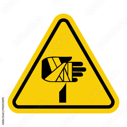 Cuadro en lienzo Hand injury sign