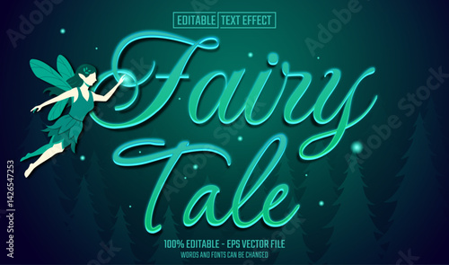 fairy tale editable text effect