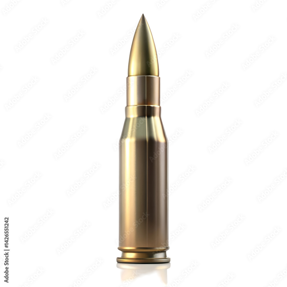 Missile bullet isolated on white background Missile bullet isolated on white background