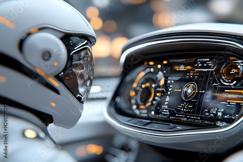 Modern vehicle dashboard and control interface