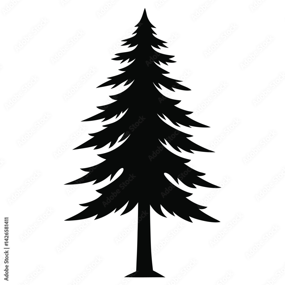 Christmas Trees Pictogram Set Christmas Trees Pictogram Set