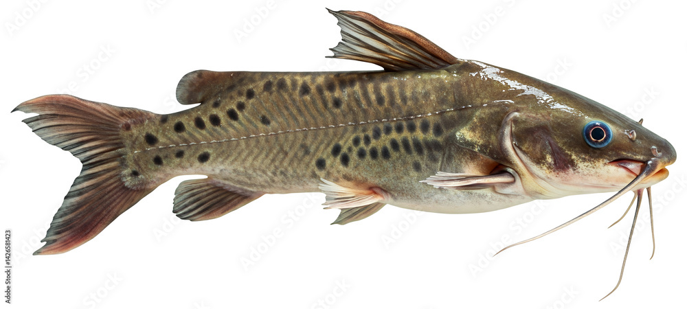 High-Quality PNG Image of a Blackspotted Catfish on a Transparent Background
High-Quality PNG Image of a Blackspotted Catfish on a Transparent Background