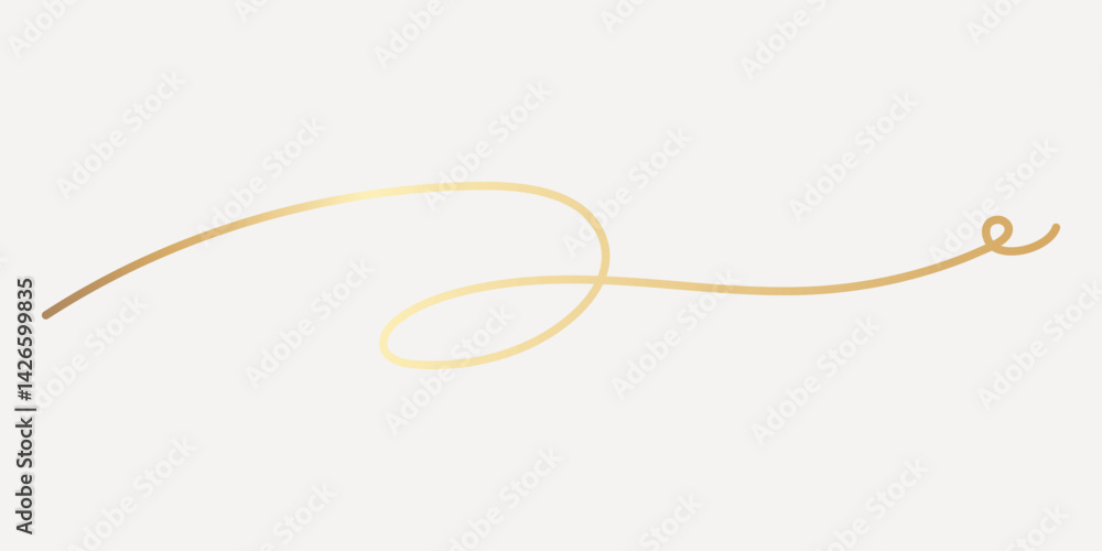 Elegant gold abstract design, hand drawn vector Elegant gold abstract design, hand drawn vector