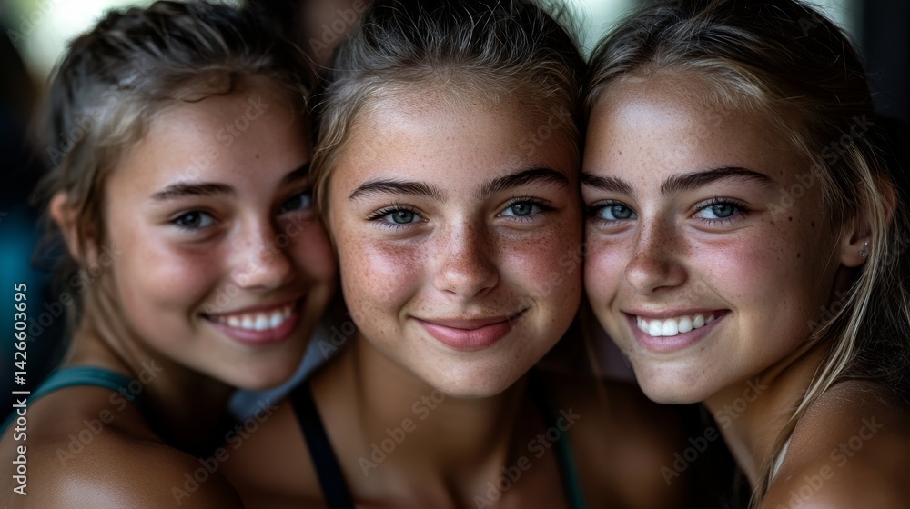 Two female friends are exercising with dumbbells at the gym Two female friends are exercising with dumbbells at the gym