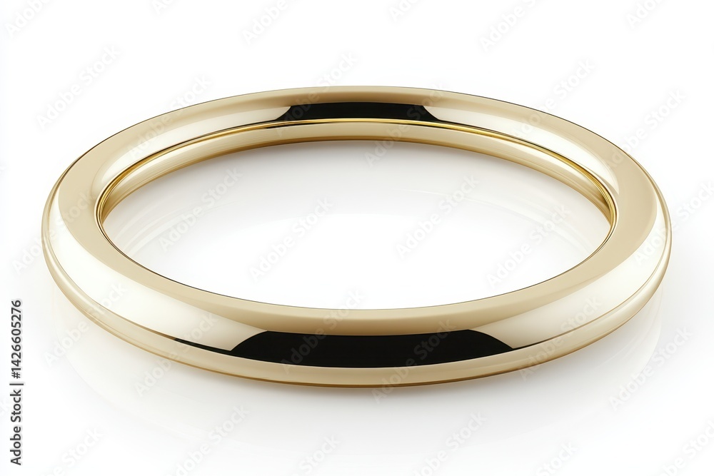 Elegant, simple gold band ring. Smooth, substantial, and classic design. Perfect for everyday wear Elegant, simple gold band ring. Smooth, substantial, and classic design. Perfect for everyday wear