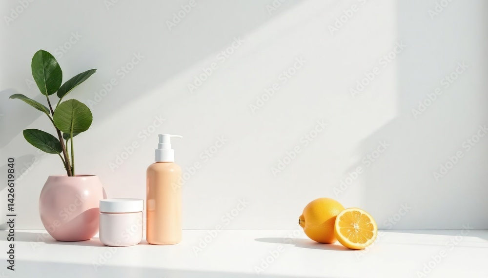 Pure white backdrop, minimalist product display, aesthetic, simple, shine Pure white backdrop, minimalist product display, aesthetic, simple, shine
