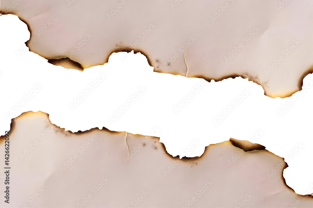 burnt paper background,