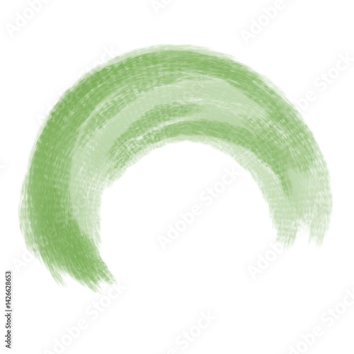 Curved Brush Stroke