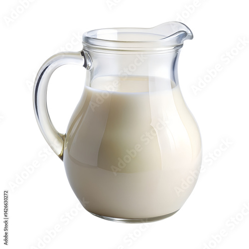 milk jug isolated on white