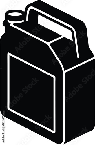 vector illustration of a gas can