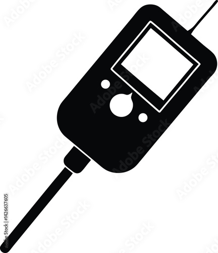 mp3 player isolated on white