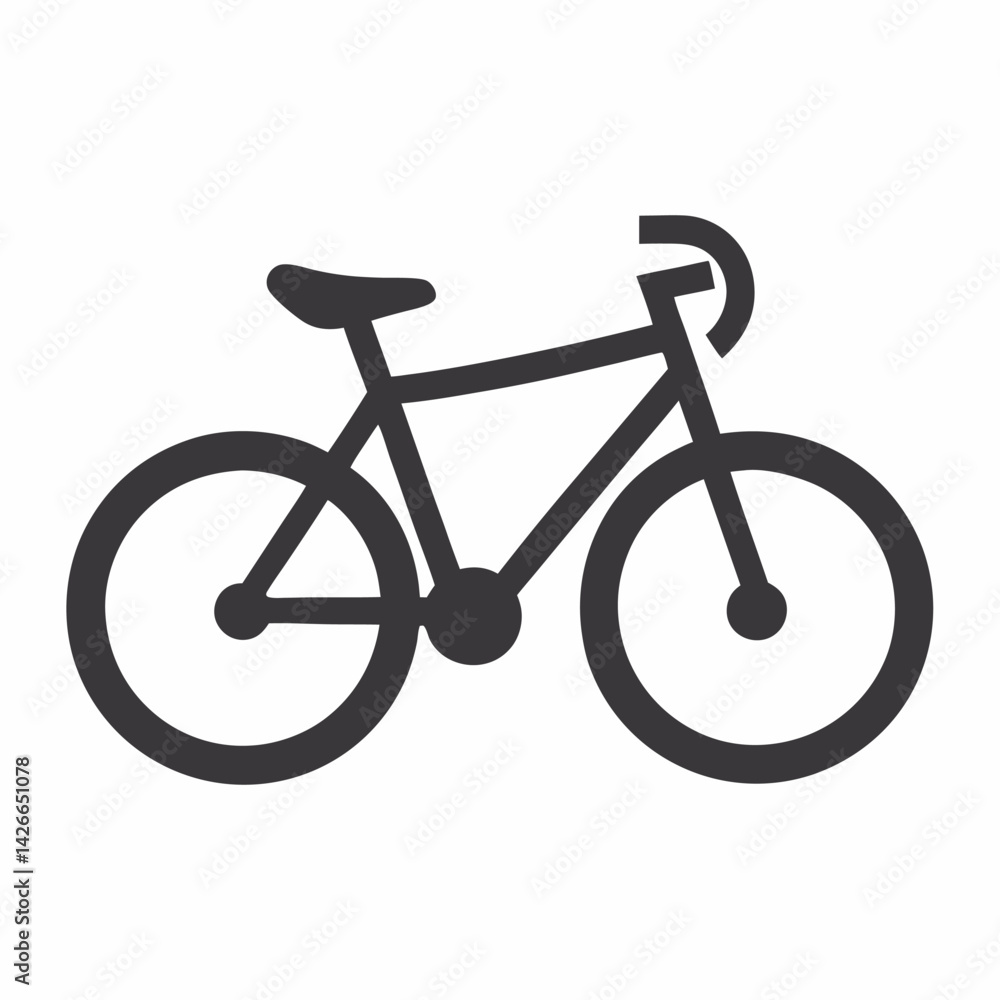 Bicycle icon design. Vector bike icon. Bicycle icon symbol design. Vector illustration Bicycle icon design. Vector bike icon. Bicycle icon symbol design. Vector illustration