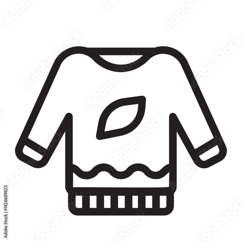 sweater line icon